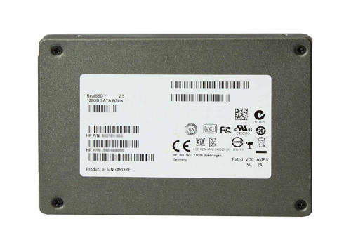 666207-001 - HP 128GB SATA 6Gb/s 2.5" MLC SSD