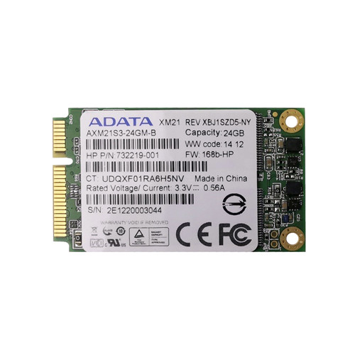 732219-001 - HP 24GB SATA 6Gb/s mSATA SSD