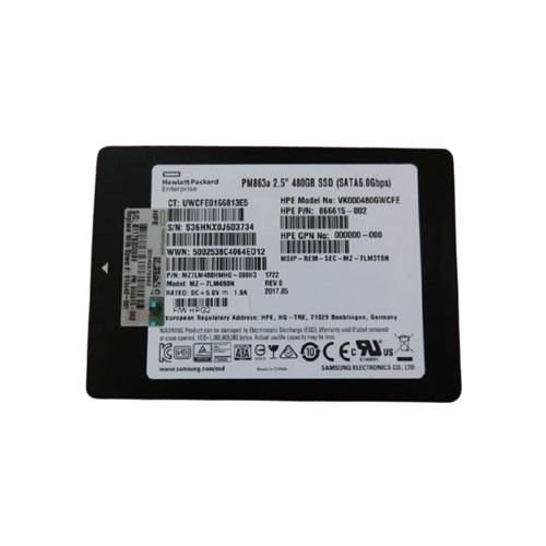 HP 813440-001 480GB SATA 6Gb/s 2.5SSD Value Endurance Drive