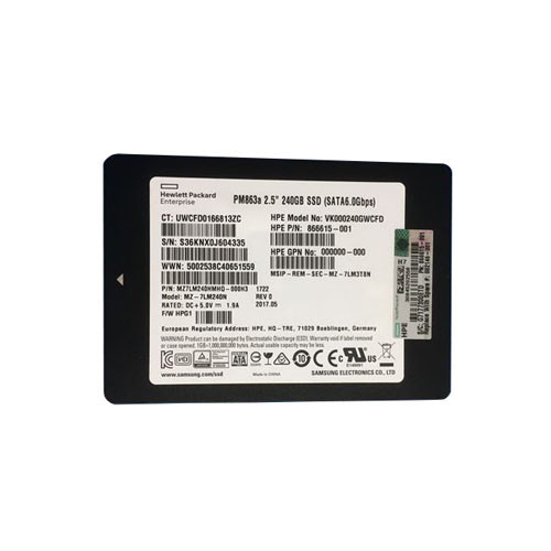 882146-001 - HP 240GB SATA 6Gb/s 2.5" Read Intensive SSD