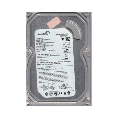 9EU142-300 - Seagate 250GB 7200RPM SATA 3Gb/s 16MB 3.5" HDD