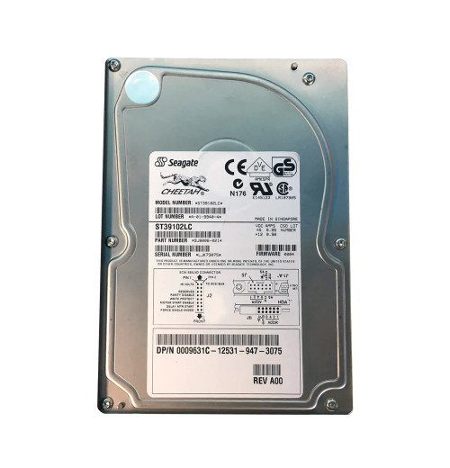 9J8006-021 - Seagate 9.1GB 10000RPM Ultra2 SCSI 3.5" HDD