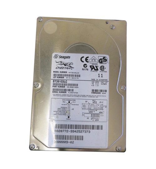 9L9006-026 - Seagate 9.1GB 10000RPM Ultra2 SCSI 3.5" HDD