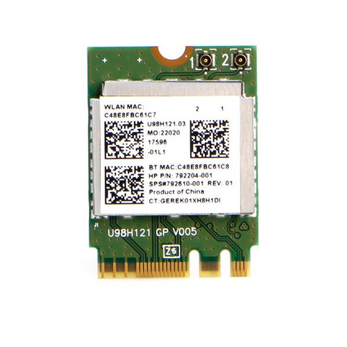792204-001 - HP RTL8723BE 802.11b/g/n Bluetooth WiFi Adapter