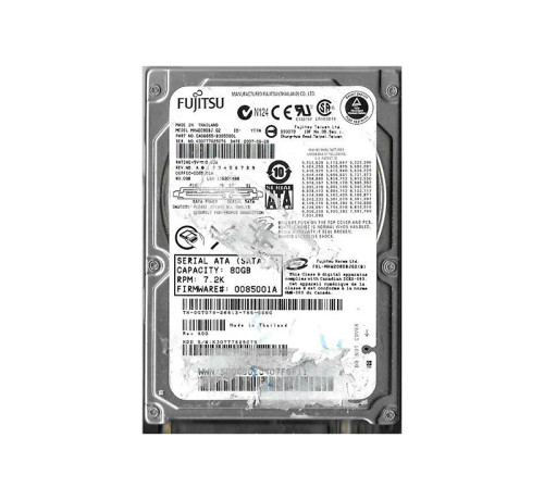 CA06855-B30500DL - Fujitsu 80GB 7200RPM SATA 3Gb/s 2.5" HDD