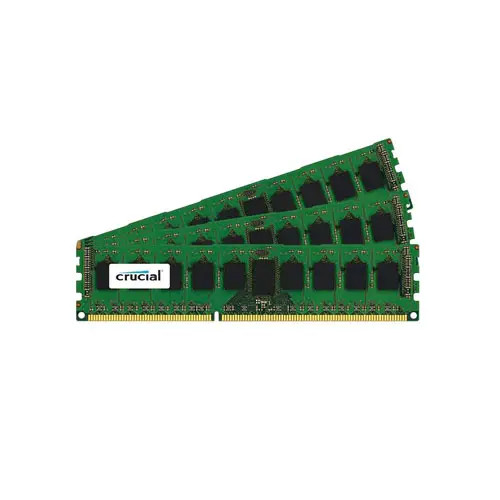 CT3K32G3ELSLQ4160B - Crucial Technology 96GB Kit 3X32GB DDR3-1600MHz PC3-12800 ECC Registered CL11 240-Pin DIMM 1.35V Memory
