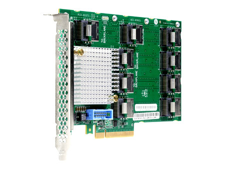 811216-B21 - HP PCI-Express 3.0 x8 SAS 12Gb/s SATA 6Gb/s Expander Card