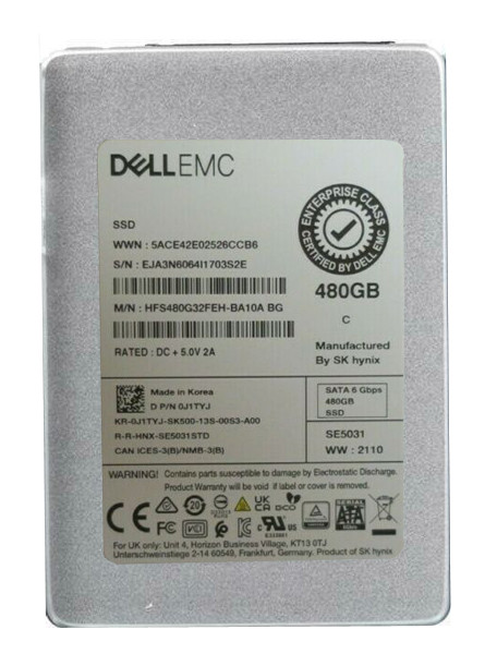 HYNIX HFS480G32FEH-BA10A SC5011 480GB SATA 6Gb/s SSD