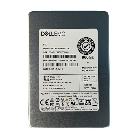 HFS960G32FEH-BA10A - HYNIX 960GB SATA 6Gb/s 2.5" SSD
