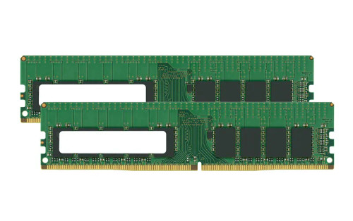 Kingston 64GB DDR5-5200MHz Memory Kit for PC5-41600 UDIMM 288-Pin Dual Rank - KVR52U42BD8K2-64