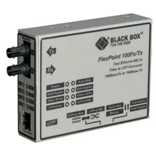 LMC213A-SMST-R2 - Black Box Dual-Port 100Base-TX/FX 25km Media Converter