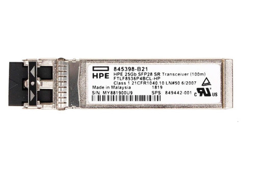855800-B21 - HP 25Gb SFP28 SR Multi-Mode 850nm Transceiver