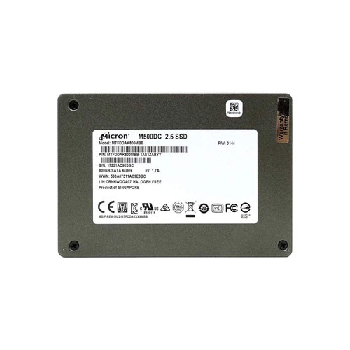 M500DC - MICRON 480GB SATA 6Gb/s 2.5" MLC SSD