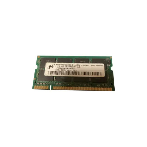 MT16VDDF12864HG-40BD2 - MICRON 1GB DDR-400 PC3200 200-Pin SoDIMM Memory