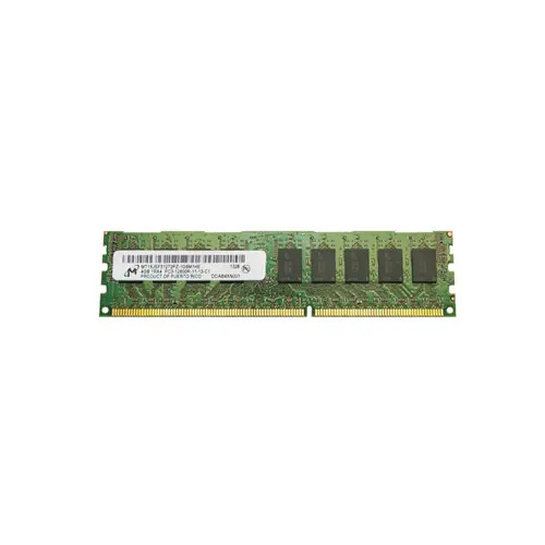 MT18JSF51272PZ-1G6M1HE - Micron 4GB DDR3-1600MHz PC3-12800 ECC Registered CL11 240-Pin RDIMM 1.5V Single Rank Memory Module