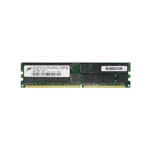 MT36VDDT51272Y-335A2 - MICRON 4GB DDR-333 PC2700 ECC CL2.5 184-Pin 2R RDIMM