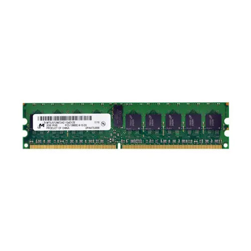 MT9JSF25672AZ-1G4D1ZE - Micron 2GB DDR3-1333MHz PC3-10600 ECC Unbuffered CL9 240-Pin DIMM 1.35V Low Voltage Single Rank Memory Module
