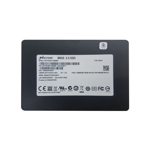 Micron RealSSD M600 128GB SATA 6Gb/s NAND Flash SED SSD - 2.5-Inch - Multi-Level Cell - Compatible with Servers