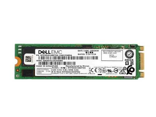MTFDDAV480TDS-1AW1ZABDA - Dell 480GB SATA 6Gb/s 2.5" SSD