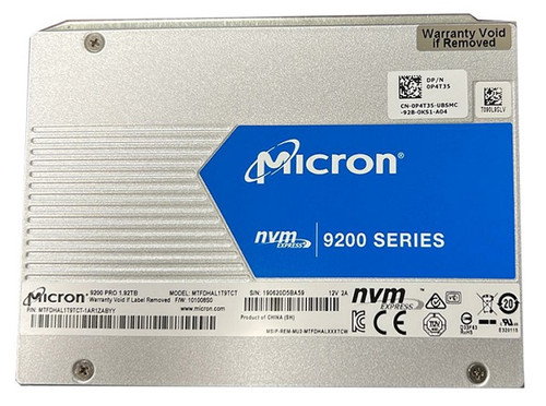 MTFDHAL1T9TCT-1AR1ZABYY - MICRON 1.92TB NVMe PCIe 3.0 x4 U.2 2.5" SSD