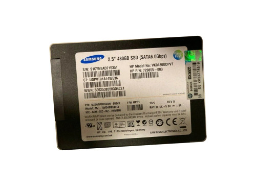 MZ-7WD4800-0H3 - Samsung 240GB SATA 6Gb/s 2.5" SSD