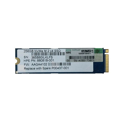 P00437-001 - HP 256GB PCIe M.2 2280 SSD