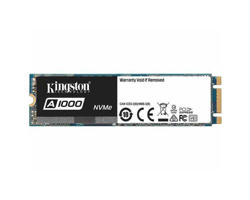 SA1000M8/960G - Kingston Technology 960GB PCIe 3.0 x2 NVMe M.2 2280 SSD