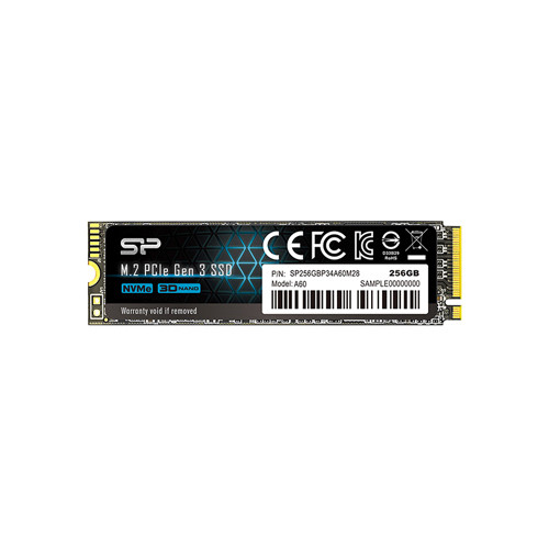 SP256GBP34A60M28 - Silicon Power 256GB PCIe 3.0 NVMe M.2 2280 SSD