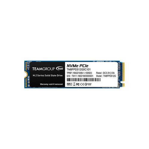 TM8FPD512G0C101 - Team Group 512GB NVMe M.2 2280 SSD