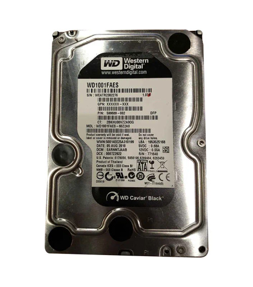 WD1002FAEX-60Z2A0 - Western Digital 1TB 7200RPM SATA 6Gb/s 64MB 3.5" HDD