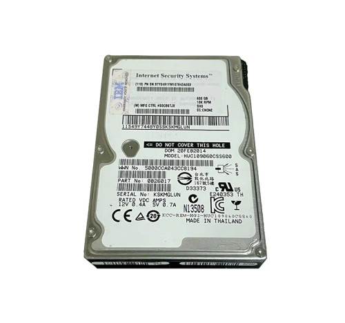 0B26017 - HGST 600GB 10000RPM SAS 6Gb/s 2.5" HDD