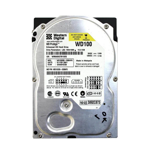 WD100EB - Western Digital 10GB 5400RPM EIDE 2MB 3.5" HDD