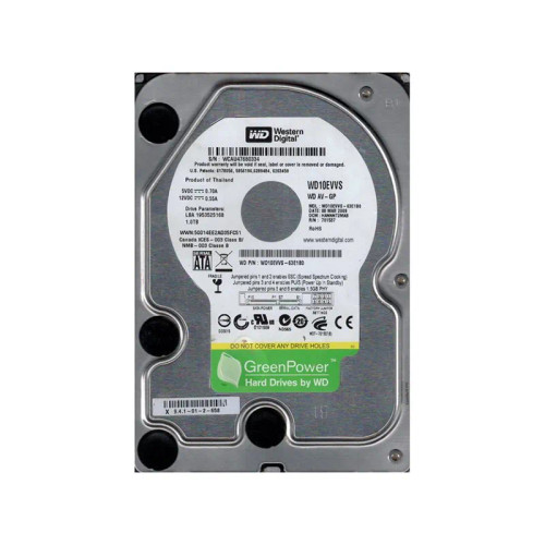 WD10EVVS-63E1B0 - Western Digital 1TB 5400RPM SATA 3.5" HDD
