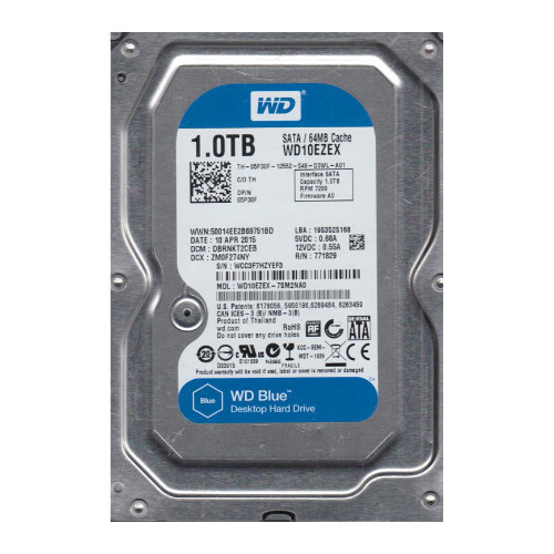 WD WD10EZEX-75M2NA0 Blue 1TB 7200RPM SATA 6Gb/s 3.5-Inch Hard Drive