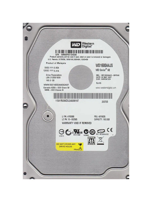 Shop Now WD WD1600AAJS-08PSA0 Premium Desktop Hard Drive