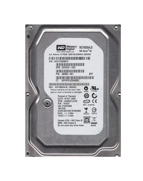 WD1600AAJS-60B4A0 - Western Digital 160GB 7200RPM SATA 3.5-Inch HDD