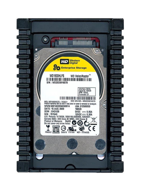 WD1600HLFS-NDW-R - Western Digital 160GB 10000RPM SATA 3Gb/s 3.5" HDD