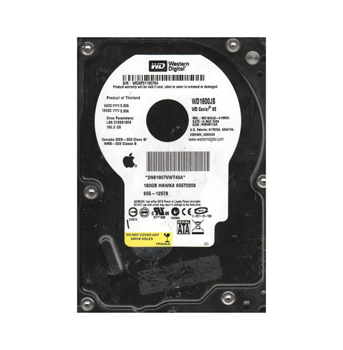 WD1600JS-41MVB1 - Western Digital 160GB 7200RPM SATA 3.5-Inch HDD