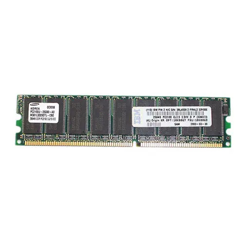 M381L3223DTL-CB0 - Samsung 256MB DDR-266MHz PC2100 ECC Unbuffered CL2.5 184-Pin DIMM Memory Module
