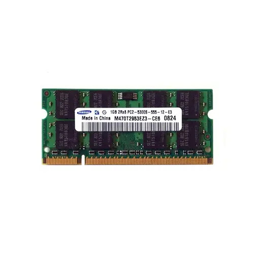 M470T2953EZ3-CE6 - Samsung 1GB DDR2-667 PC2-5300 Unbuffered SoDIMM Memory Module
