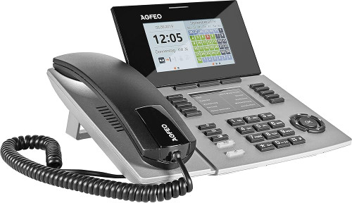 6101632 - AGFEO Silver Wired Handset IP Phone