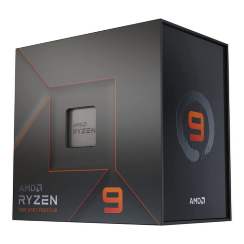 AMD Ryzen 9 7900X CPU boxed, without cooler, part number 100-100000589WOF, for high-performance computing applications.