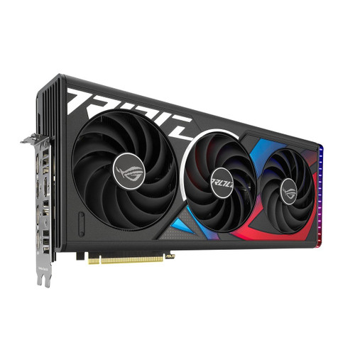 ASUS ROG Strix RTX 4070 Ti Super 16GB GDDR6X Gaming GPU mounted in a PC case