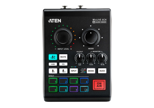 Aten UC8000 Podcast AI Audio Mixer