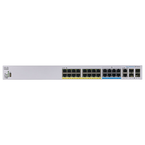 Cisco CBS350-24NGP-4X-EU CBS350 Managed L3 Gigabit Switch