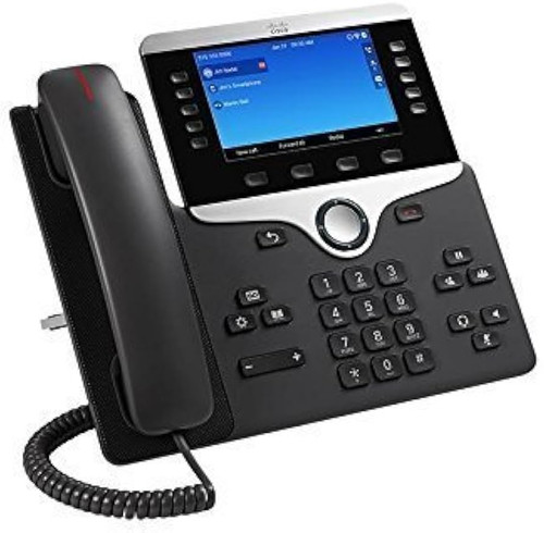 8841 - Cisco 8841 Black Silver Wired IP Phone with Handset VoIP Deskphone