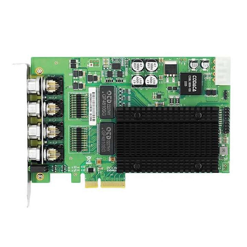 Delock 86054 PCIe x4 to 4x M12 Gigabit LAN PoE+