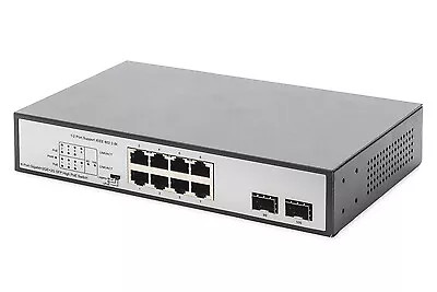 DIGITUS DN-95140 8-Port Gigabit PoE Network Switch