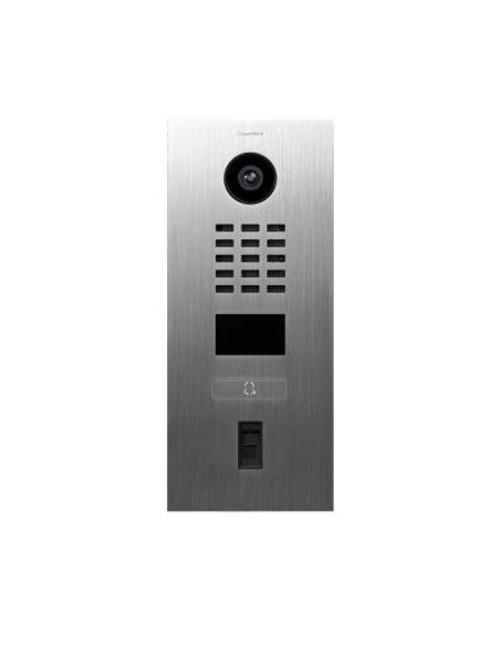 Doorbird IP Door Station D2101FV EKEY - Compatible with EKEY access control systems - Mounted at front entrance.