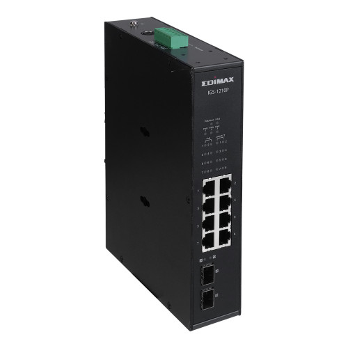 IGS-1210P - Edimax 10-Port Gigabit Industrial Network Switch